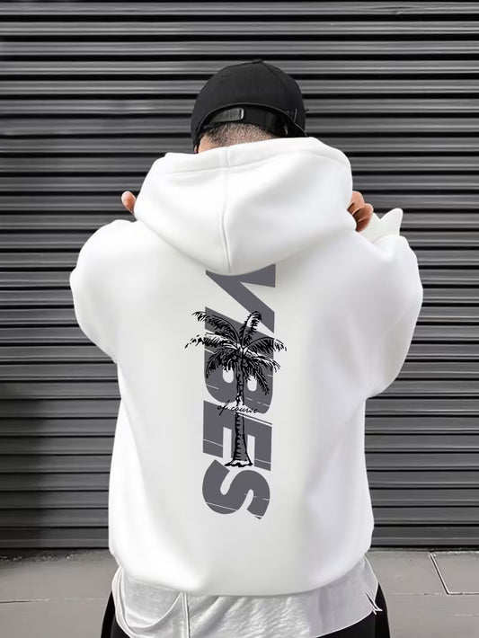 Boys Unique Style Letter-Printed Casual Long Sleeve Hoodie