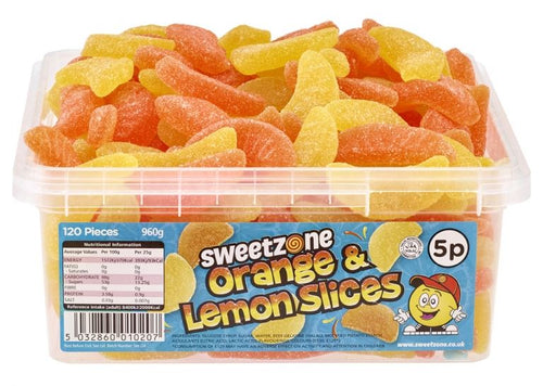 Sweetzone Orange & Lemon Slices 740g Tub