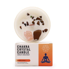 Load image into Gallery viewer, Chakra Crystal Candles - Sacred Chakra