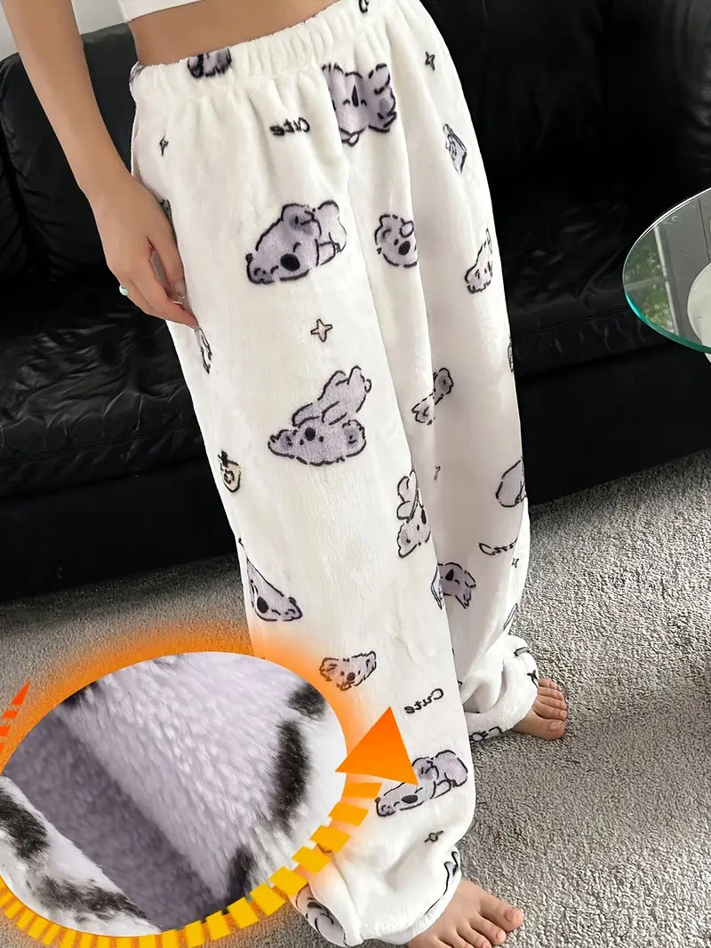 Women'S Plus Size Plush Pants