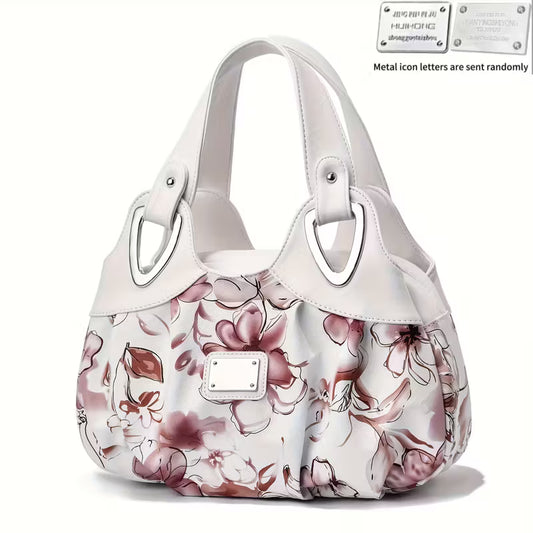 Women'S Handbag with Floral Design