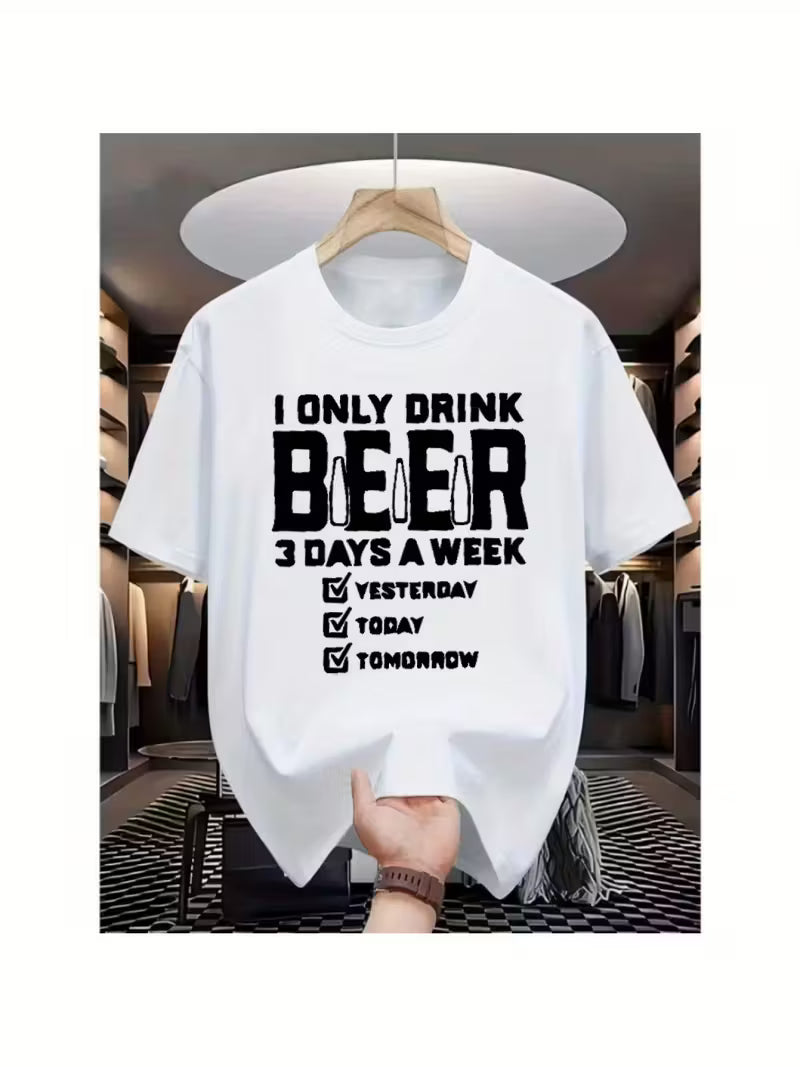 Men's Casual Short Sleeve Novelty T-Shirt