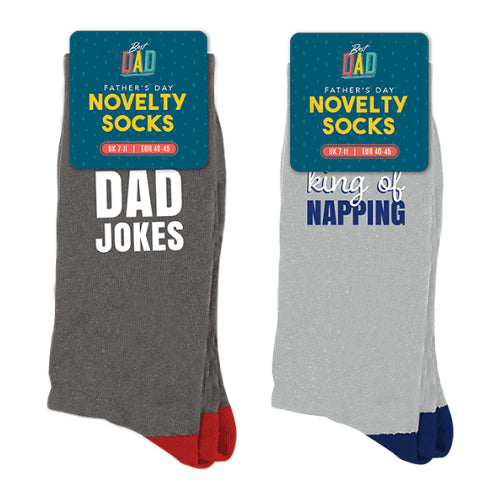 Dad Novelty Socks 2 Pack