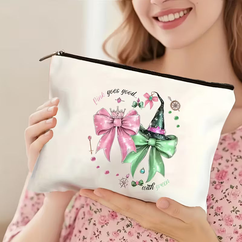 Wicked-Themed Makeup & Travel Organizer Bag