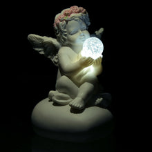 Load image into Gallery viewer, 2X Rose Cherubs - LED Crystal