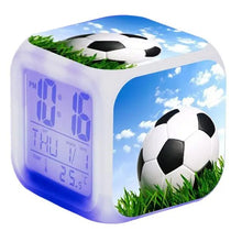 Load image into Gallery viewer, Digital Football Alarm Cube Clock
