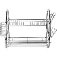 Load image into Gallery viewer, 2 Tier Dish Drainer Rack