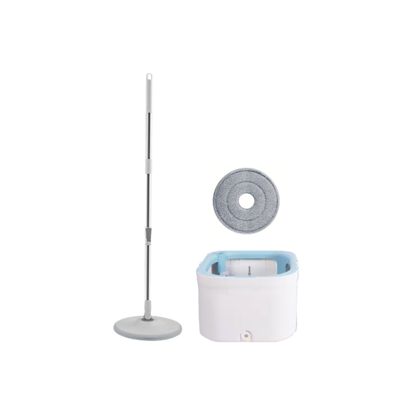 Square Spinning Mop Bucket Set with Round Head