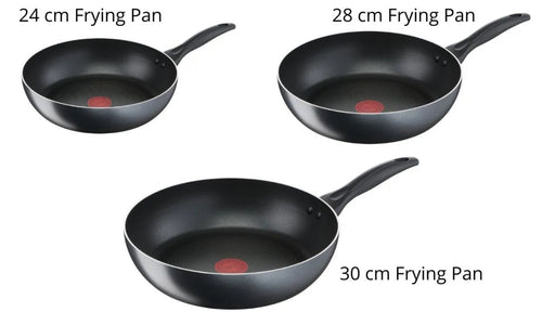 Tefal Cook & Clean Non-stick Deep Frying Pan 24, 28 OR 30CM,Black