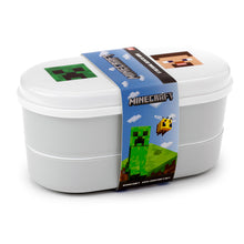 Load image into Gallery viewer, Minecraft Lunch Box with Fork &amp; Spoon