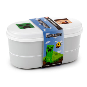Minecraft Lunch Box with Fork & Spoon