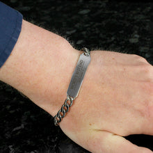 Load image into Gallery viewer, Personalised Classic Stainless Steel Unisex Bracelet