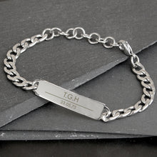 Load image into Gallery viewer, Personalised Classic Stainless Steel Unisex Bracelet