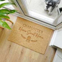 Load image into Gallery viewer, Personalised Home Sweet Home Rectangle Indoor Doormat