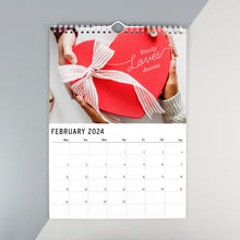 Load image into Gallery viewer, Personalised A4 Couple You And Me Calendar