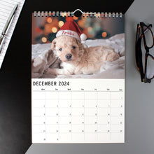 Load image into Gallery viewer, Personalised A4 Cute Animals Calendar