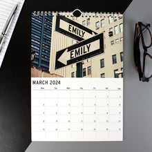 Load image into Gallery viewer, Personalised A4 New York Calendar