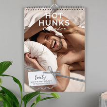 Load image into Gallery viewer, Personalised A4 Hot Hunks Calendar