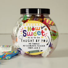 Load image into Gallery viewer, Personalised Shape Little Minds Sweet Jar