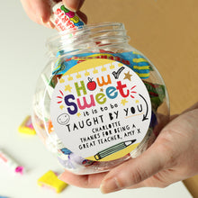 Load image into Gallery viewer, Personalised Shape Little Minds Sweet Jar