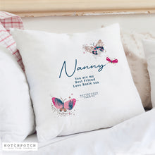 Load image into Gallery viewer, Personalised Butterfly Cushion