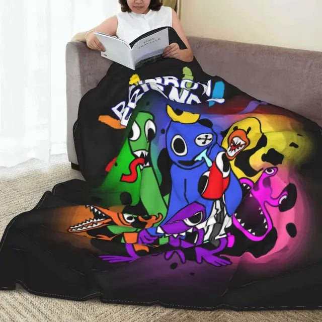 Rainbow Friends Fleece Blanket