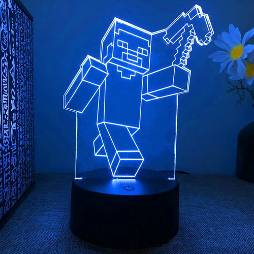 Colour Changing Minecraft Lamp