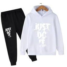 Load image into Gallery viewer, Kids 2PC Just Do It Tracksuit Set