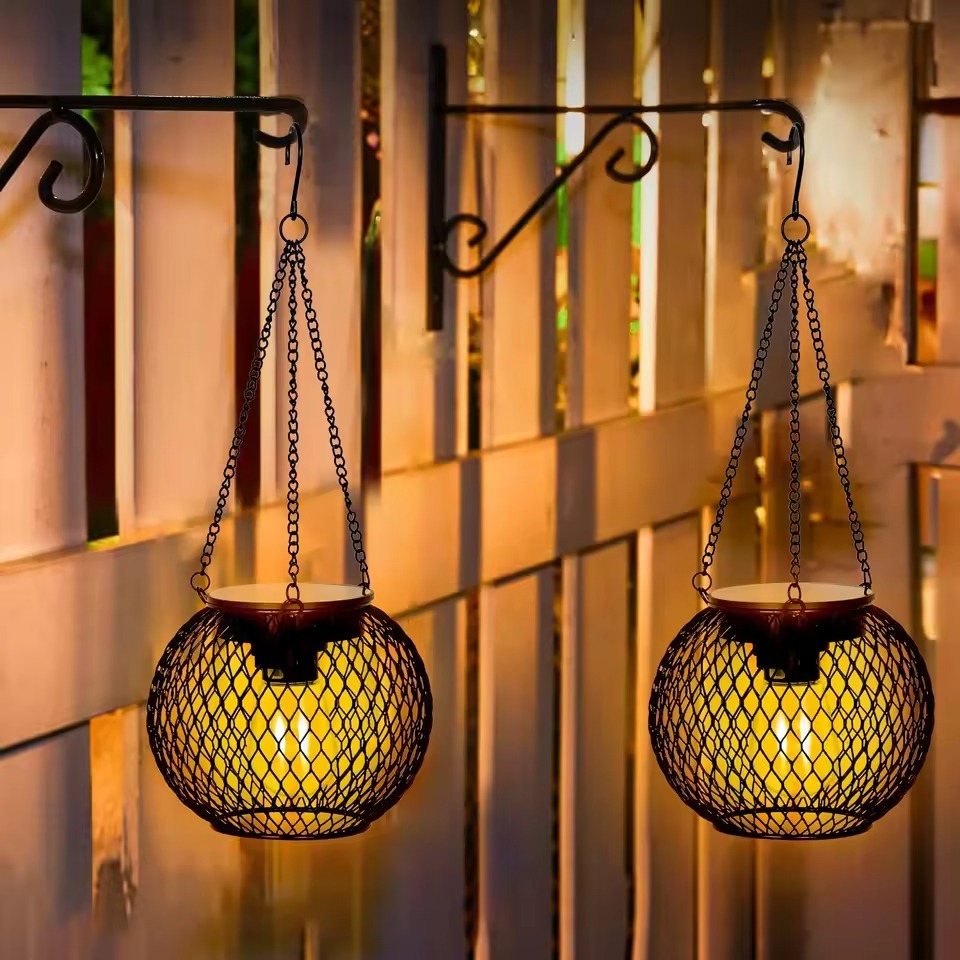 Hanging Solar Lantern LED Lights Waterproof