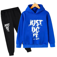 Load image into Gallery viewer, Kids 2PC Just Do It Tracksuit Set