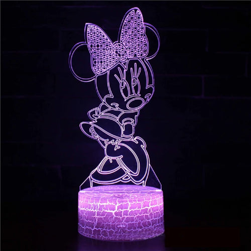 Colour Changing Minnie Lamp