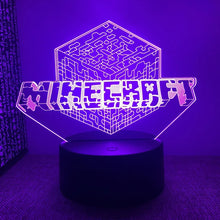 Load image into Gallery viewer, Colour Changing Minecraft Lamp