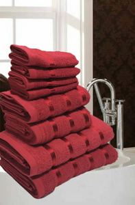 8Pc Luxury Egyptian Cotton Towel Bale