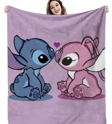 Stitch and Angel Fleece Blanket