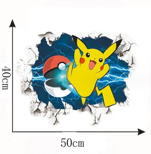 Pikachu Wall Sticker