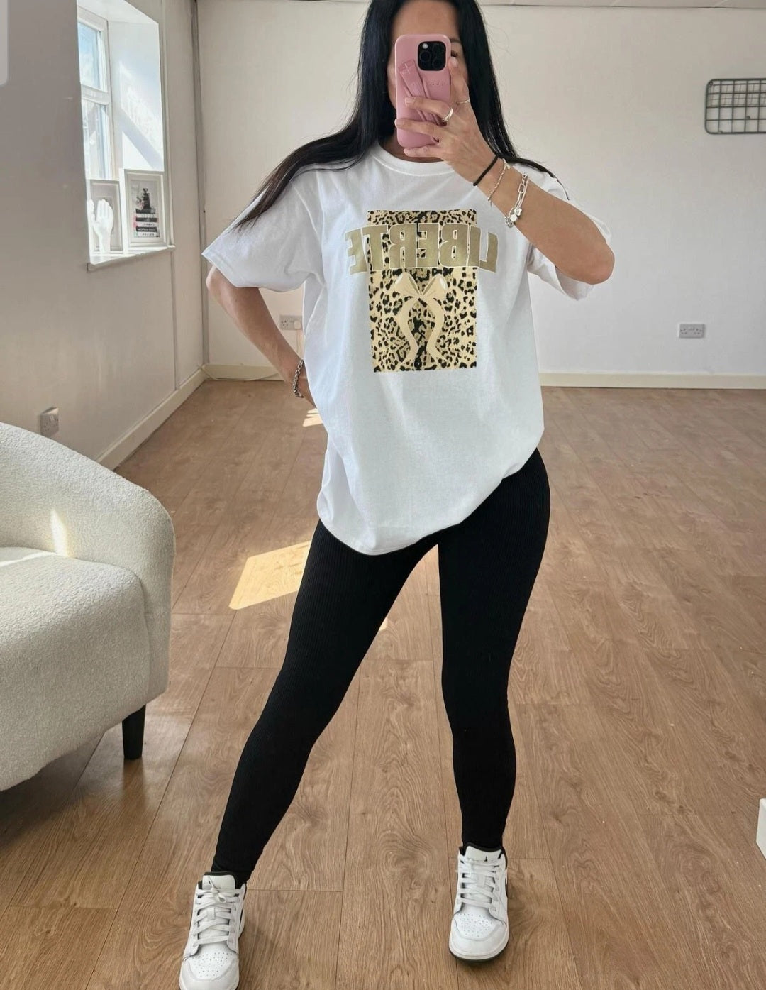 Womens Oversized Baggy Graphic T Shirt