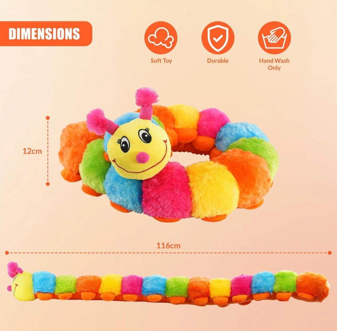 Large Plush Caterpillar