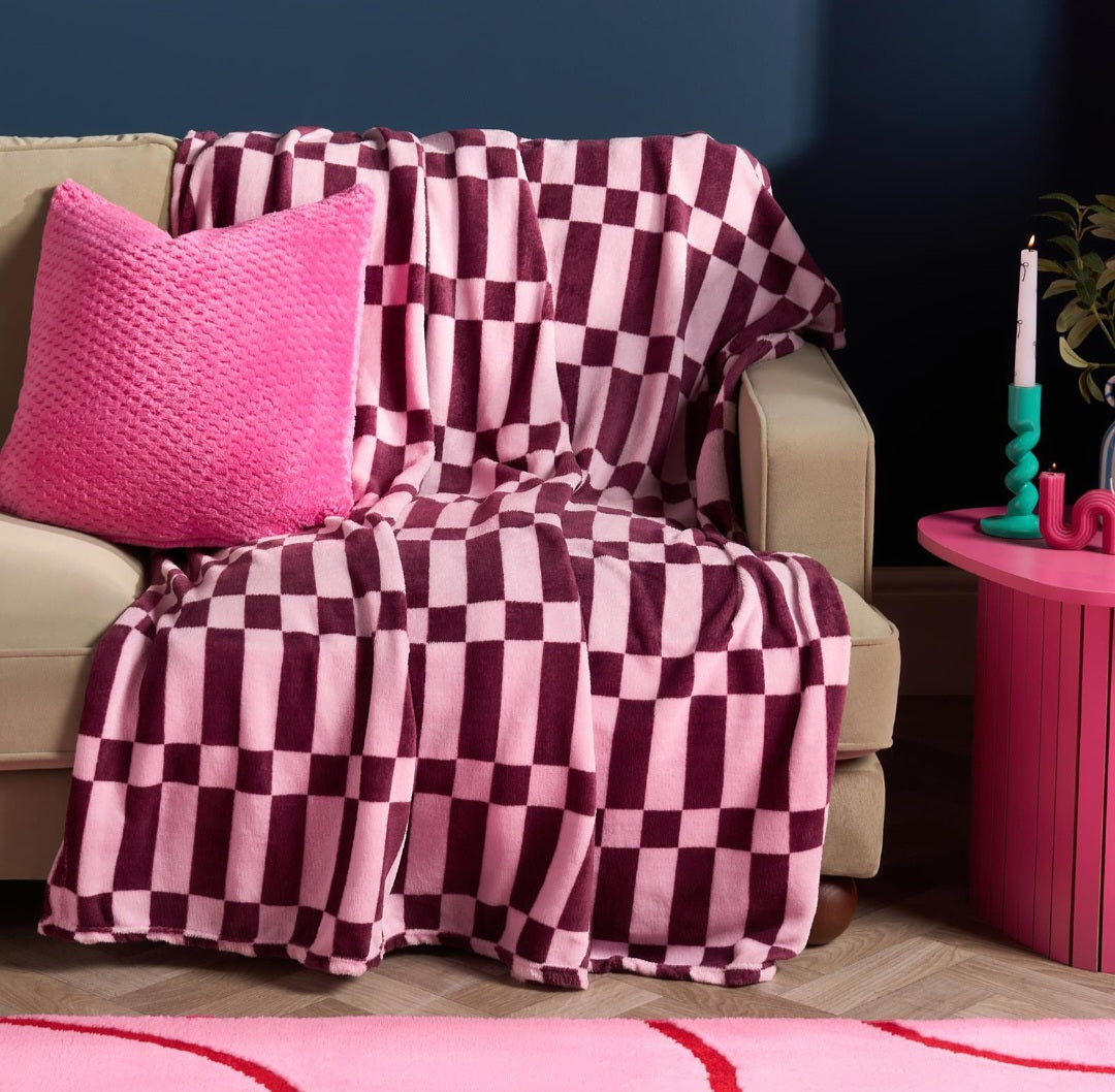Checkerboard Throw Blanket
