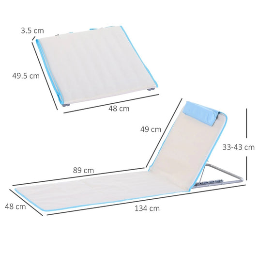 Set Of 2 Beach Mat Seats