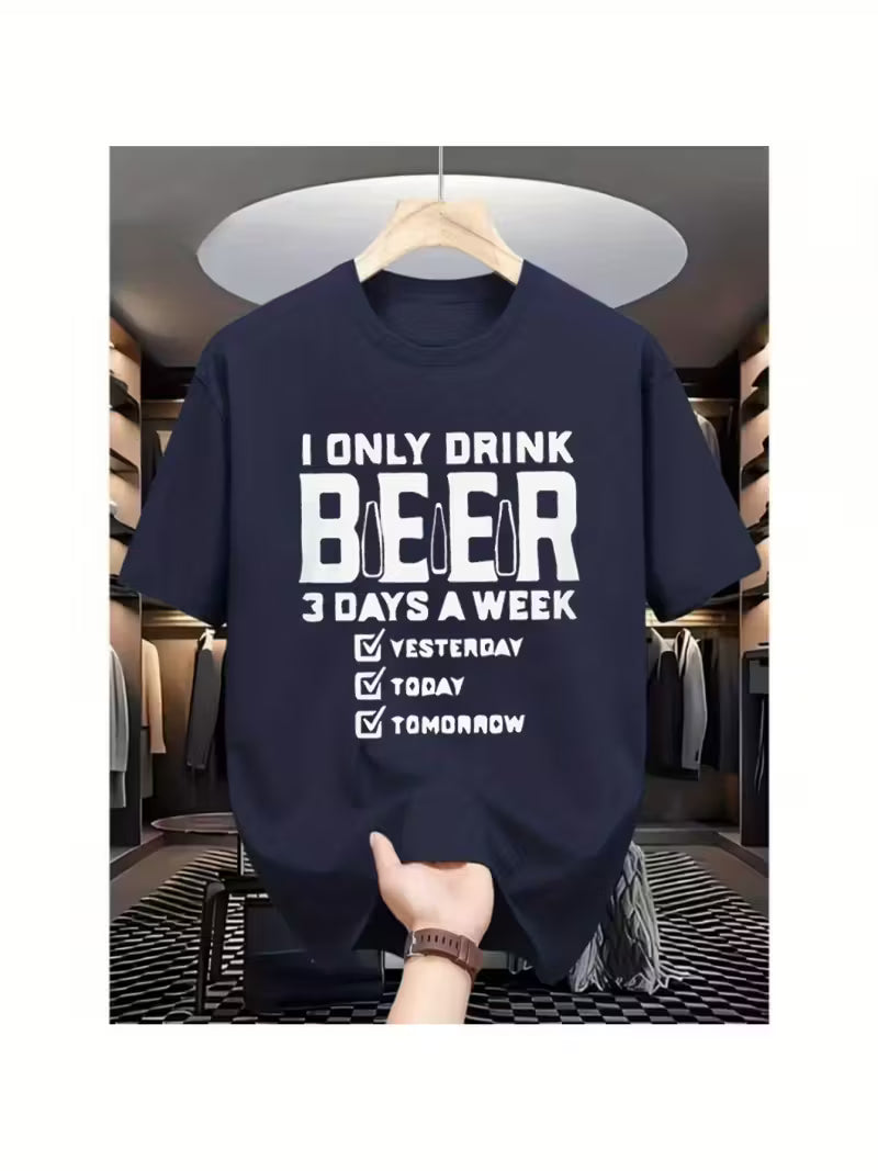 Men's Casual Short Sleeve Novelty T-Shirt