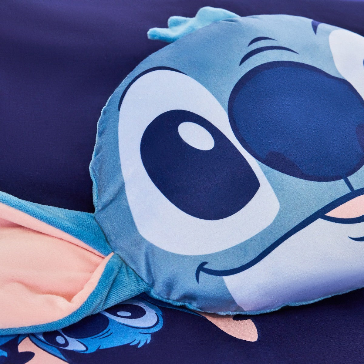 Stitch Shaped Cushion - Blue