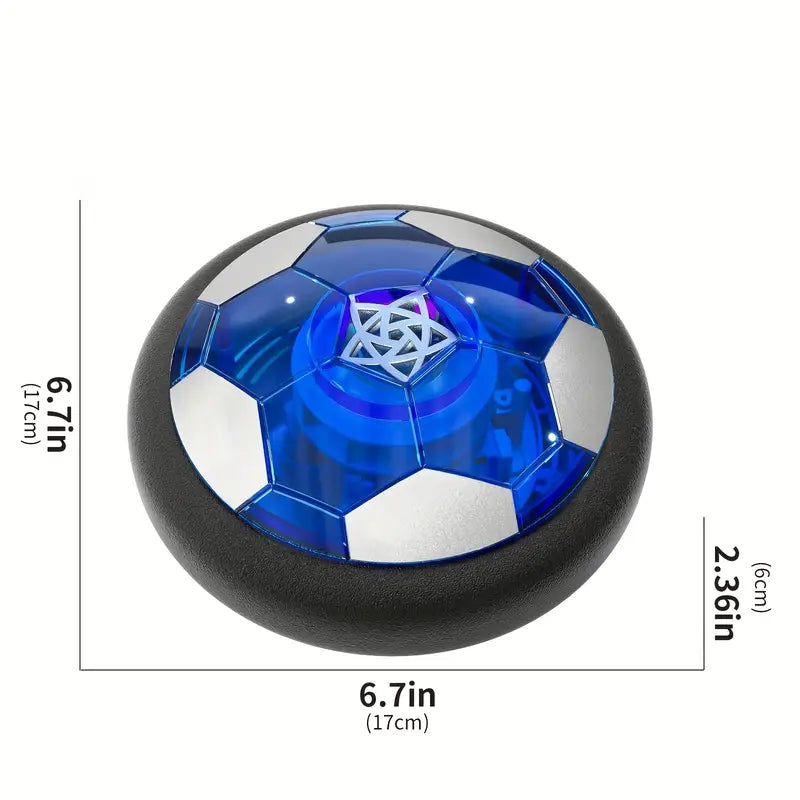 Rechargeable Air Floating Soccer Ball with LED Light & Foam Bumper