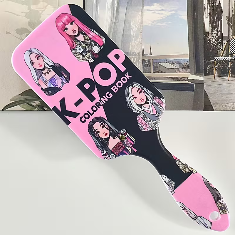 K-POP Group Themed Scalp Massaging Hair Comb