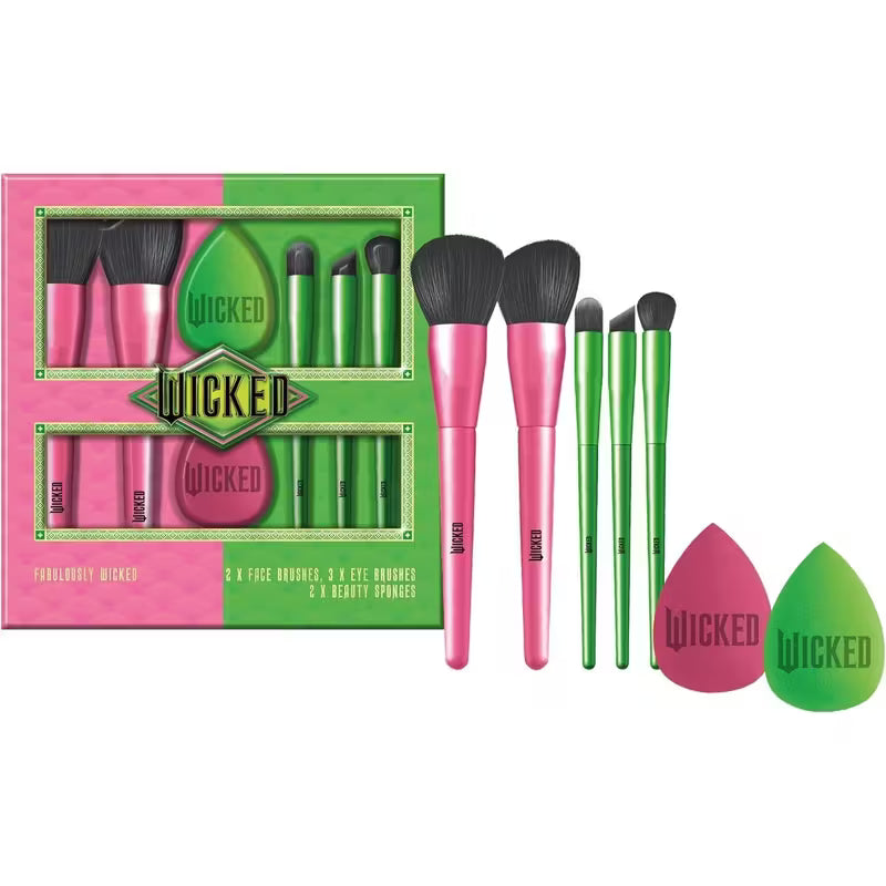 7 PC Wicked Makeup Brush & Sponge Set