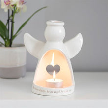 Load image into Gallery viewer, Angel By Your Side Tealight Holder