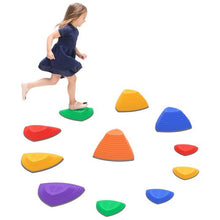 Load image into Gallery viewer, 11 PCs Kids Stepping Stones, Balance River Stones, Obstacle Course