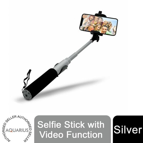 Selfie Stick with Video Function - Silver
