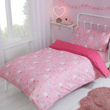 Load image into Gallery viewer, Playful Kittens Pink Duvet Set - SINGLE