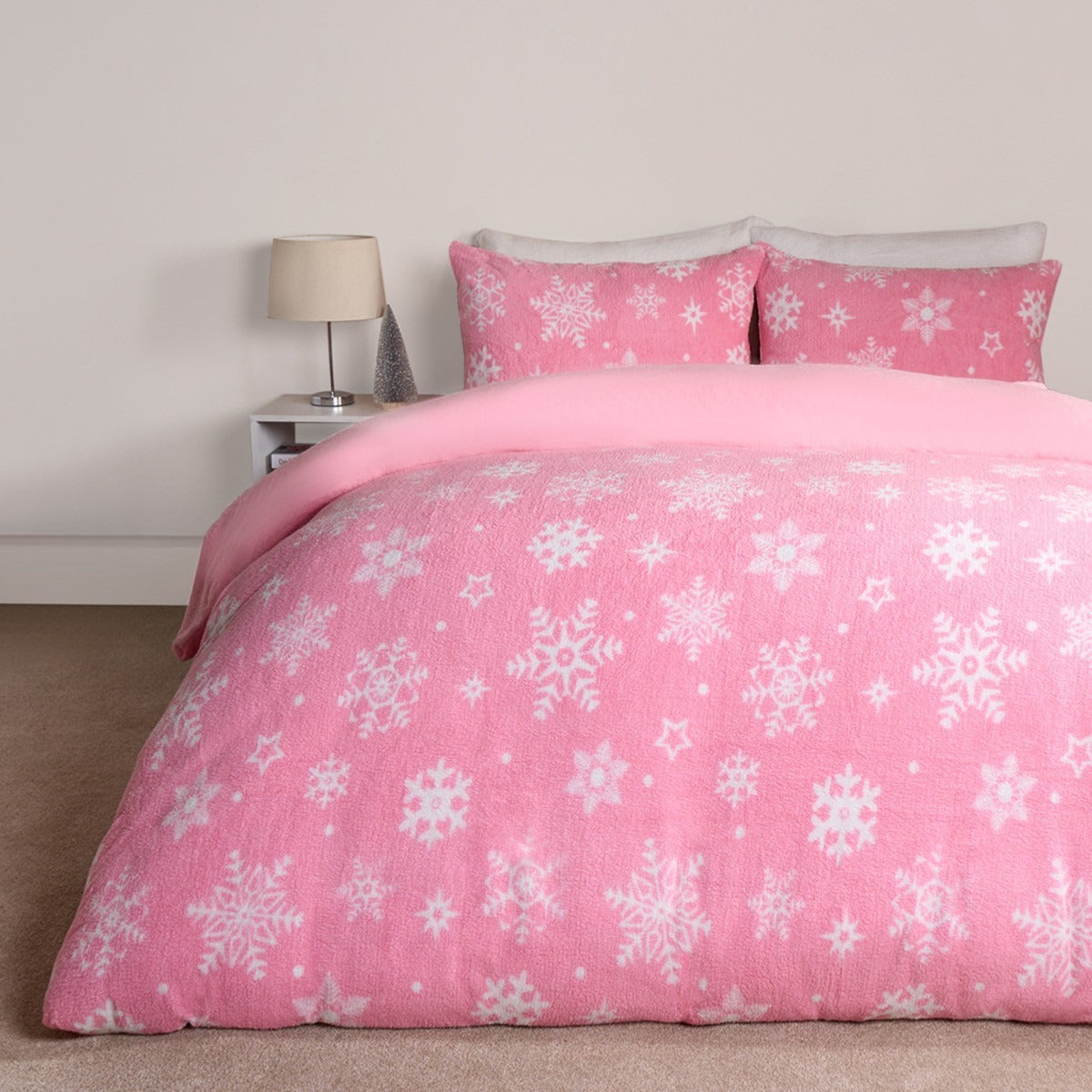 Snowflake Teddy Duvet Set