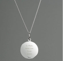 Load image into Gallery viewer, Personalised Sterling Silver &amp; 9ct Gold St. Christopher Necklace